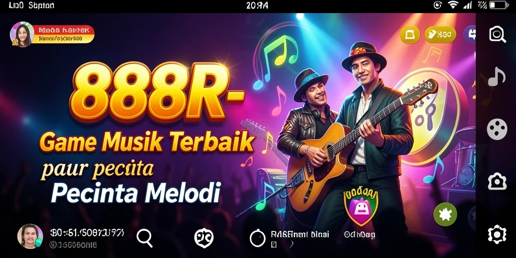 Gameplay 888R menampilkan momen seru bermain musik secara interaktif.