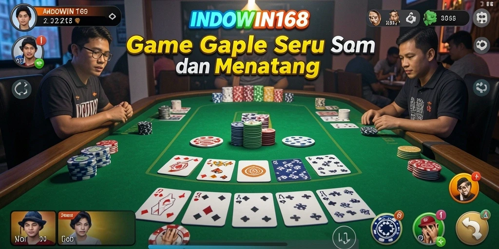 Tampilan gameplay seru dalam INDOWIN168 dengan teman-teman.