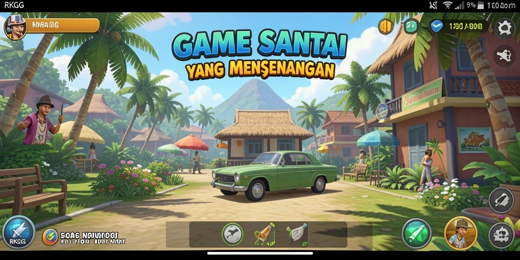 Tangkapan layar permainan RKGG yang menunjukkan keseruan gameplay santai.