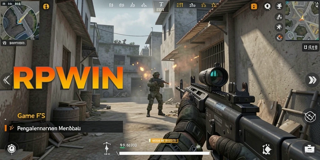 Tampilan mendebarkan dari gameplay intens di RPWIN.