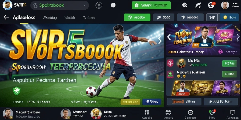 Tampilan menarik dari gameplay SVIP5 yang menampilkan taruhan olahraga.